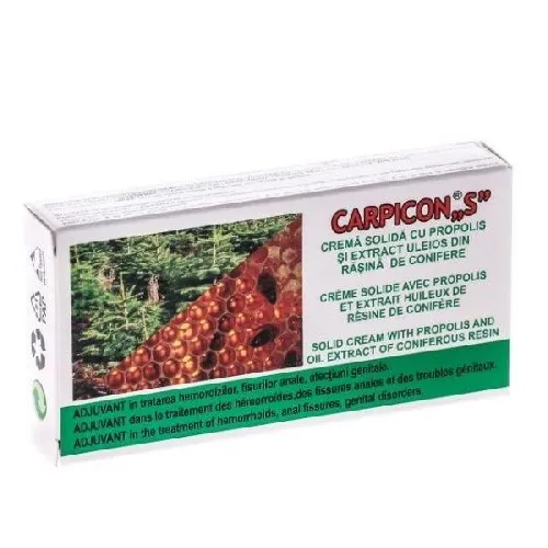 Carpicon S cu propolis x 10 supozitoare