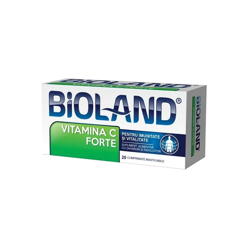 BIOLAND VITAMINA C FORTE 20 COMPRIMATE MASTICABILE