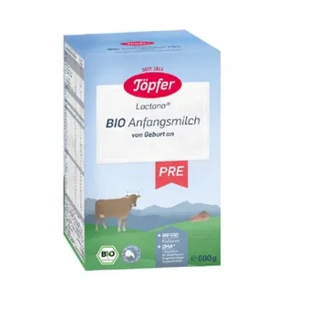 TOPFER Bio Pre lapte praf, 0-6 luni de la nastere, 600 g