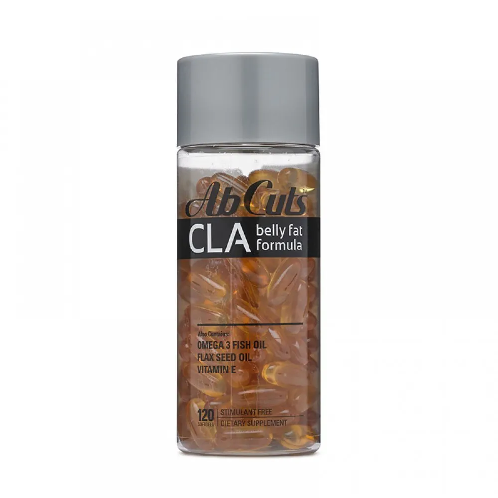 Ab Cuts CLA Formula pentru arderea grasimilor abdominale (120 capsule), GNC