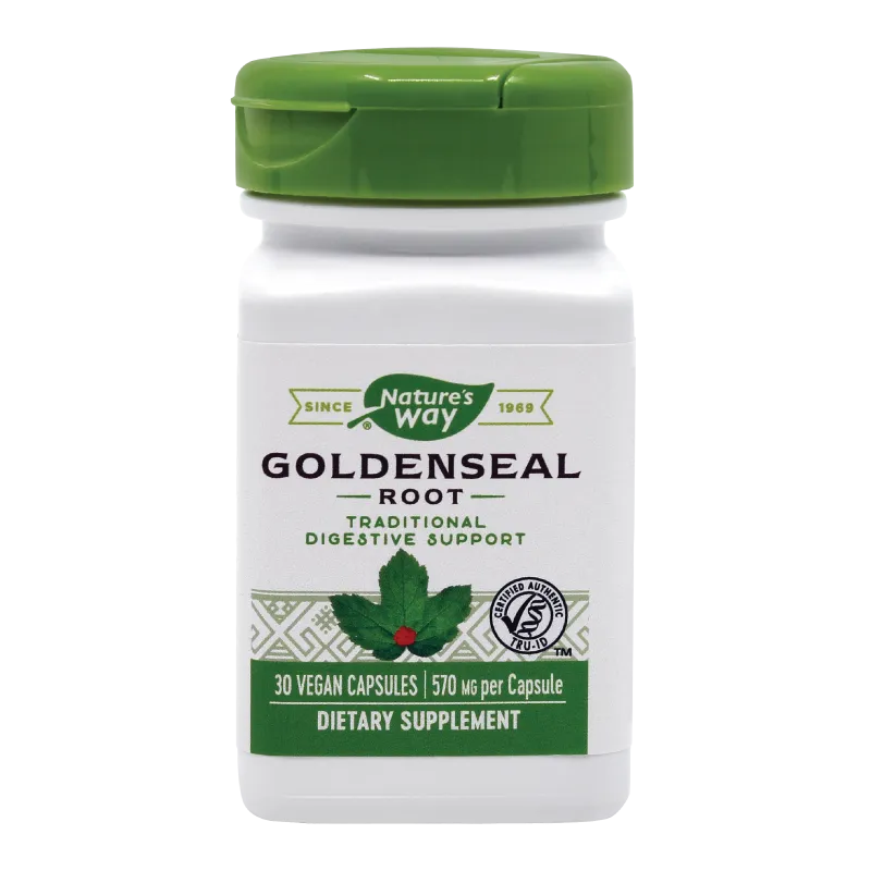 Goldenseal Root 570 mg Natures Way, 30 capsule, Secom