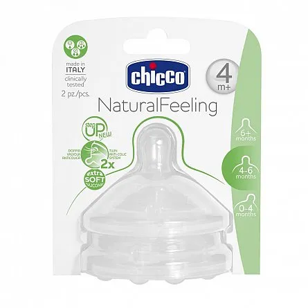 Natural Feeling Tetina Silicon Flux Reglabil 4+