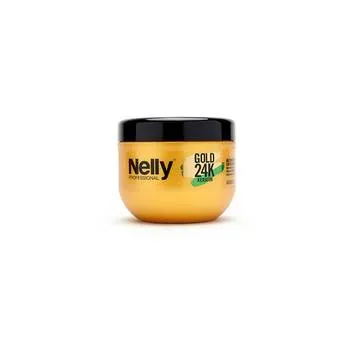 Masca nutritiva pentru parul usact si deshidratat Gold 24K Keratin, 500ml, Nelly Professional