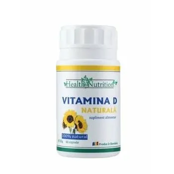 Vitamina D Naturala, 60 capsule, Health Nutrition