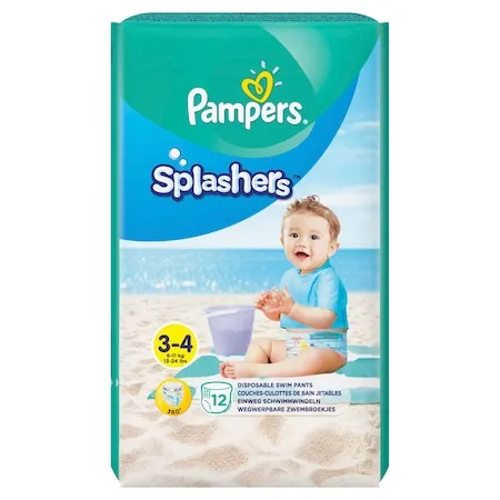 PAMPERS 3 Splashers (Pt apa) 6-11kg x 12buc