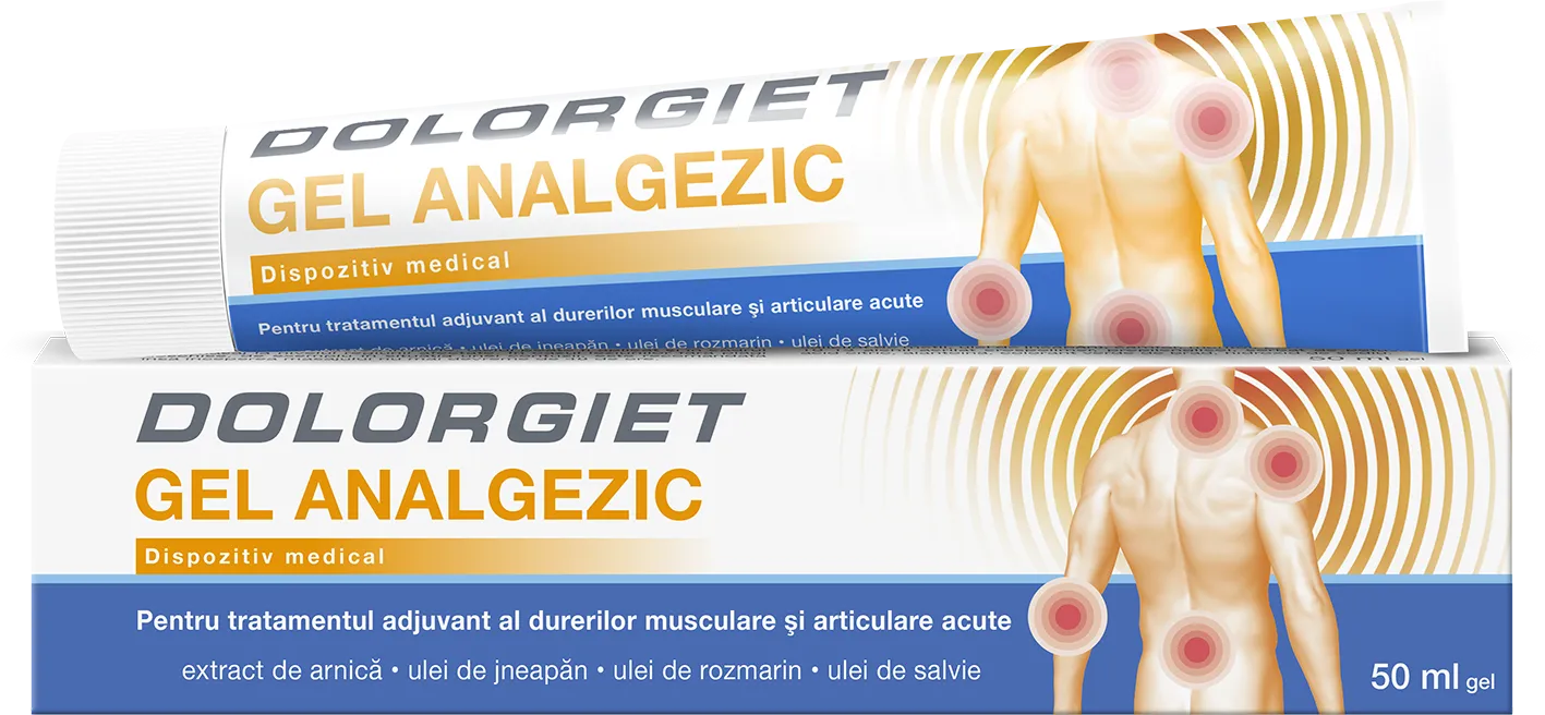 ZDROVIT DOLORGIET GEL ANALGEZIC 50ML