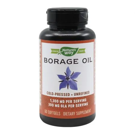 Borage 1300mg EfaGold Nature's Way, 60 capsule, Secom