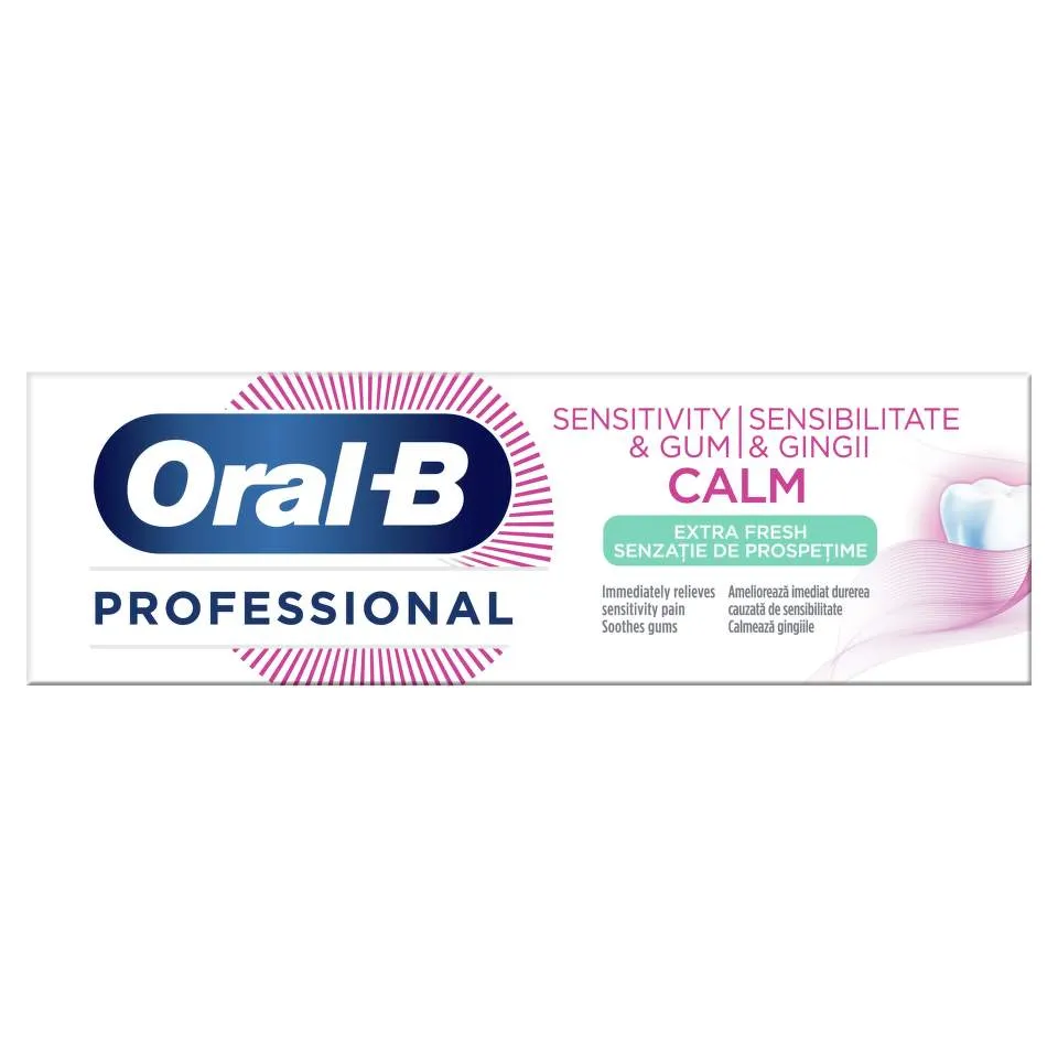 ORAL B PASTA DE DINTI SENSITIVITY GUM CALM EXTRA FRESH 75ML