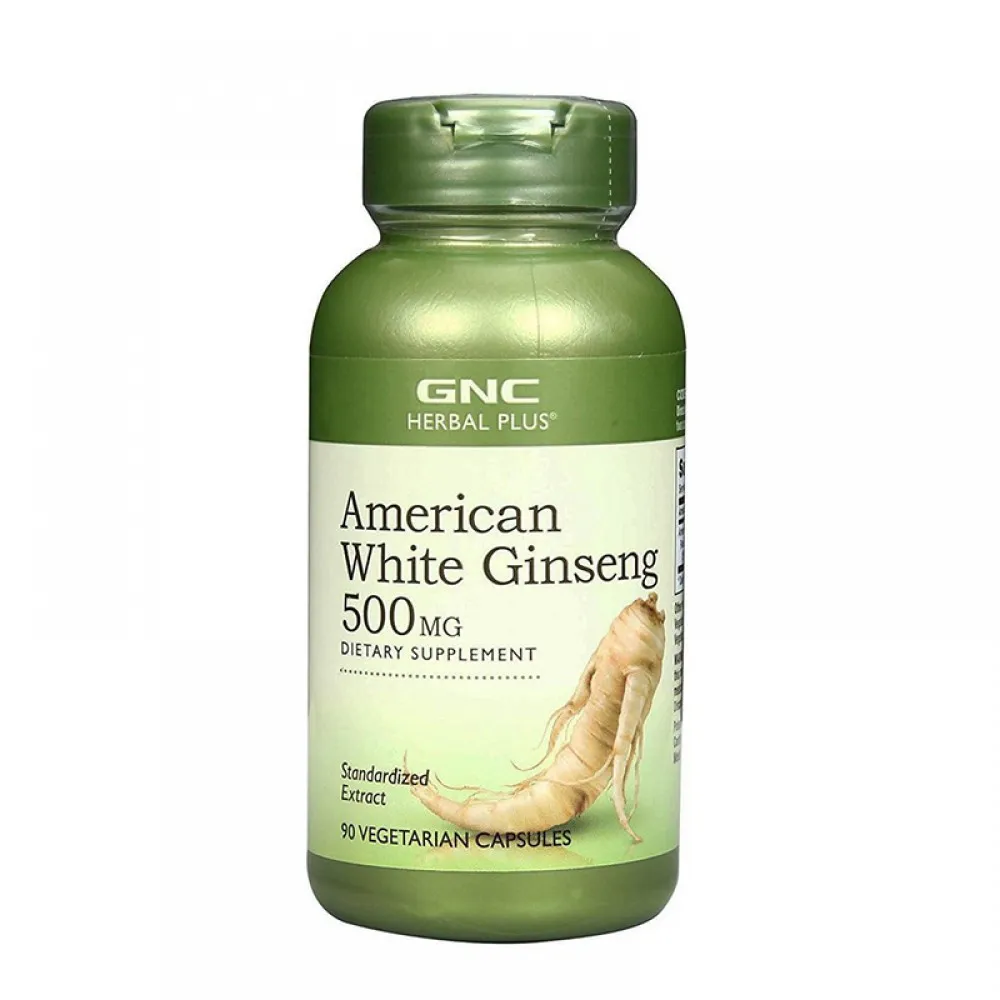 Ginseng alb american 500 mg (90 capsule), GNC Herbal Plus