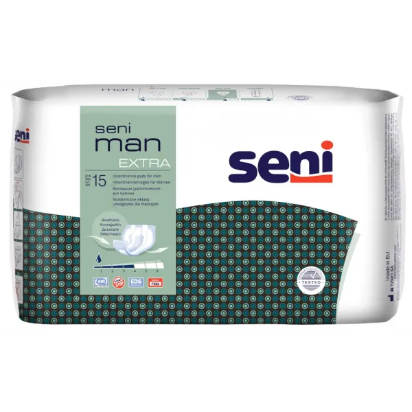 SENI MAN EXTRA ABSORBANTE BARBATI X 15 BUCATI