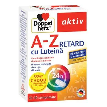 A-Z Retard cu luteina, 30 comprimate + 10 comprimate cadou, Doppelherz