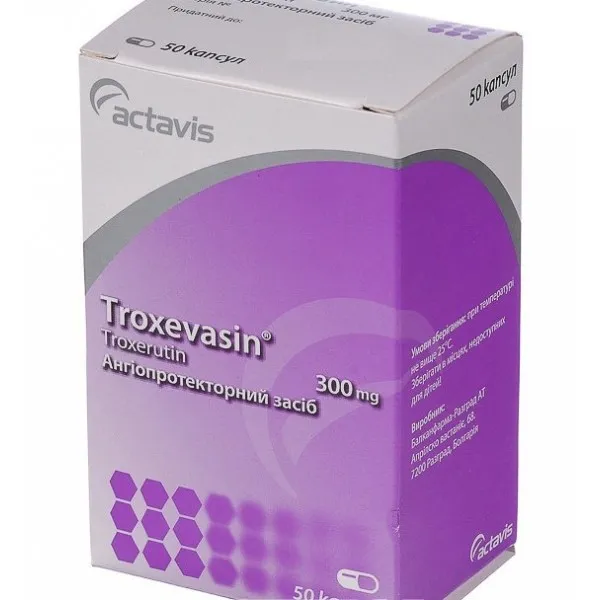 Troxevasin 300mg x 50 capsule -Actavis