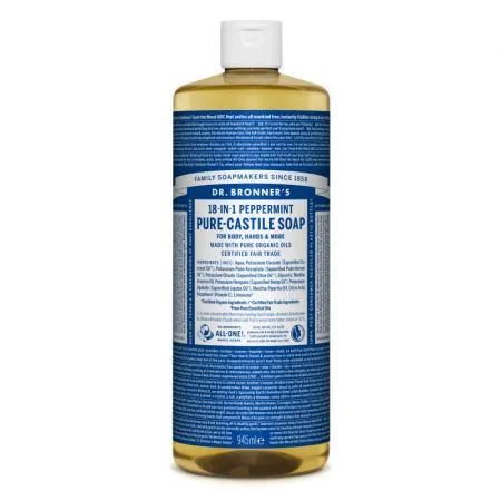 Sapun magic lichid 18in1 cu menta, 945 ml, Dr. Bronner's