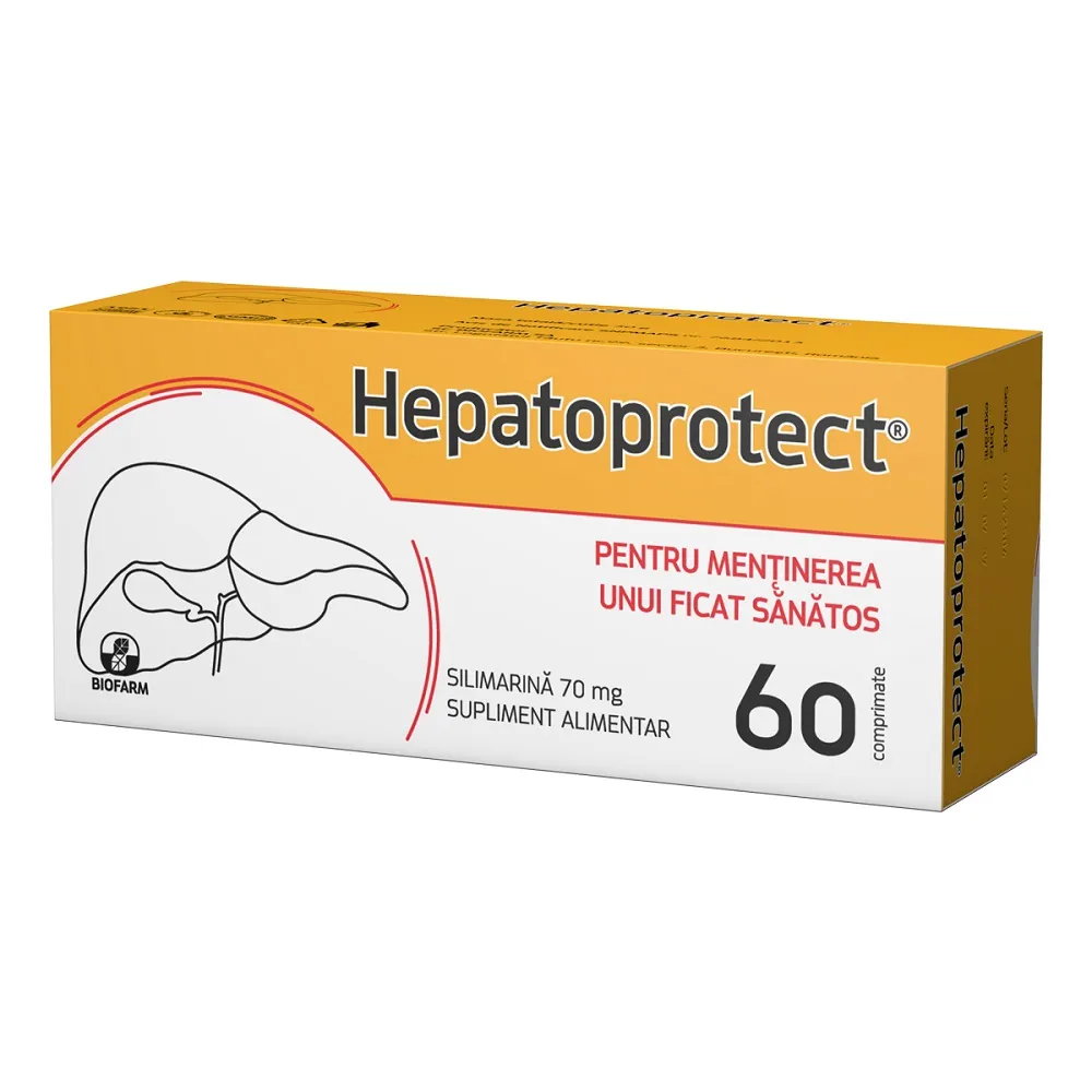 Hepatoprotect, 60 comprimate, Biofarm