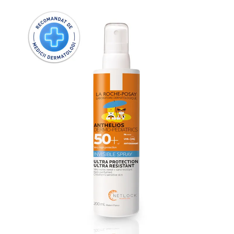 LA ROCHE POSAY ANTHELIOS DERMO-PEDIATRICS SPRAY INVIZIBIL COPII SPF50 200ML