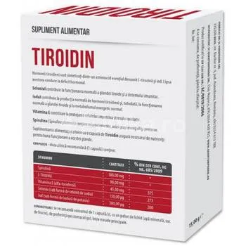 Tiroidin, 30 capsule, Parapharm