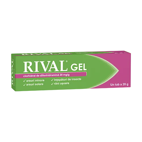 Rival 20mg/g gel, 20 g, Fiterman