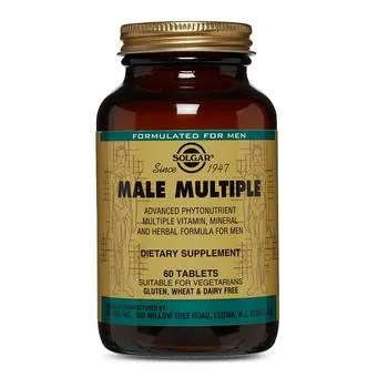 Multivitamina Male Multiple pentru barbati, 60 tablete, Solgar