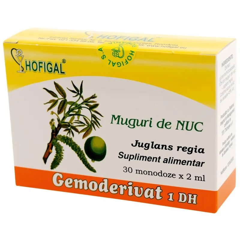 Muguri de Nuc Gemoderivat, 30 monodoze