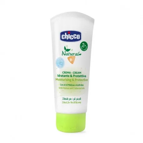 Chicco Crema hidratanta cu ulei de Melissa, 100 ml, 2luni+