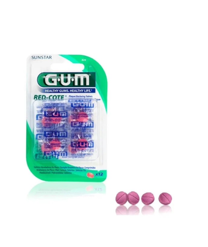 GUM REVELATOR DE PLACA BACTERIANA X 12 BUC