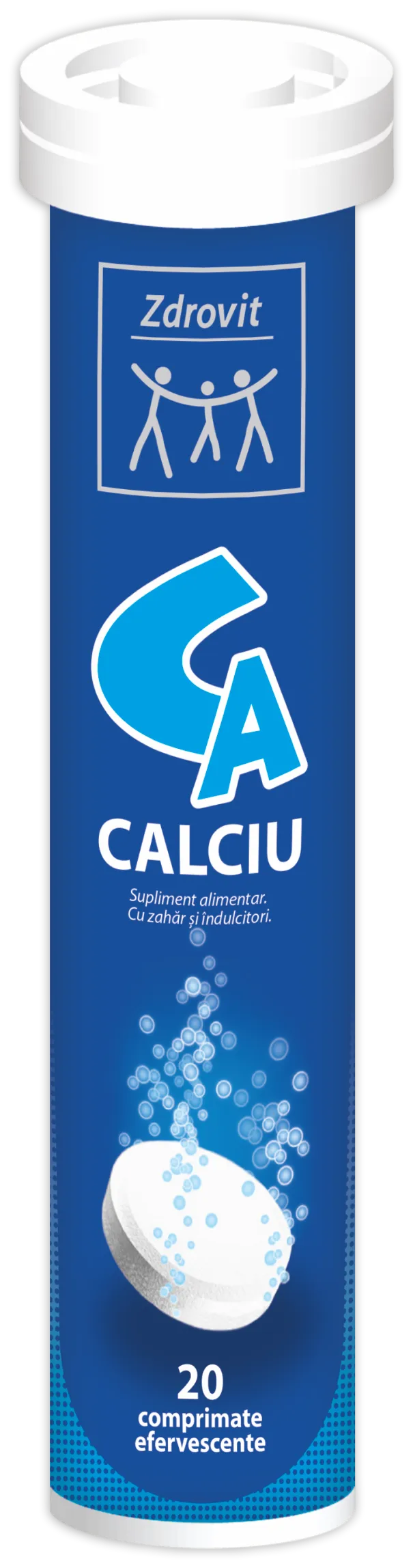 Zdrovit Calciu 20 comprimate efervescente