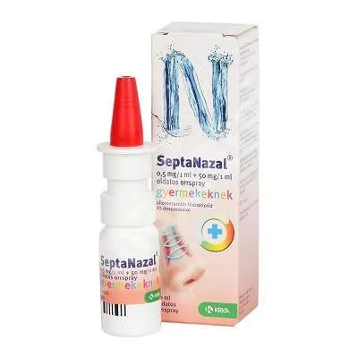 Septanazal pentru copii 0,5mg/50mg/ml, 10ml