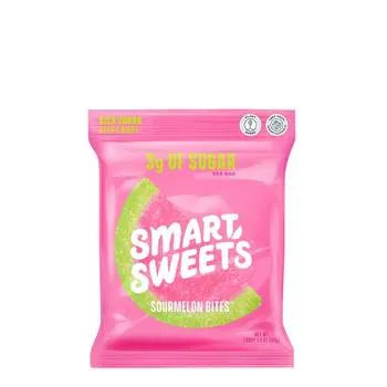 Prebiotice cu aroma de pepene acrisor Sourmelon Bites, 50g, SmartSweets