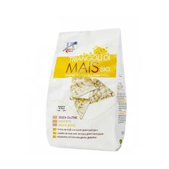 Snack triunghiular din porumb fara gluten Bio, 100g, La Finestra Sul Cielo