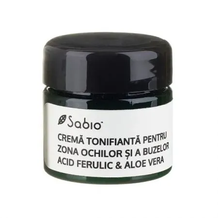 Crema tonifianta pentru ochi si buze, 15 ml, Sabio