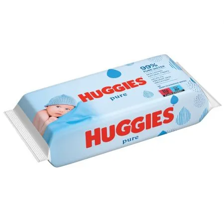 Servetele umede Pure, 56 bucati, Huggies