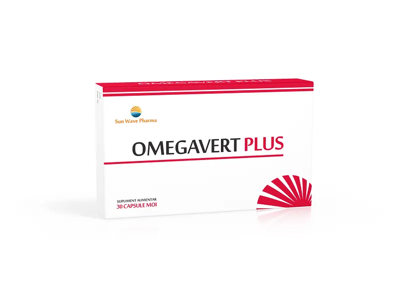Omegavert Plus, 30 capsule, Sun Wave Pharma