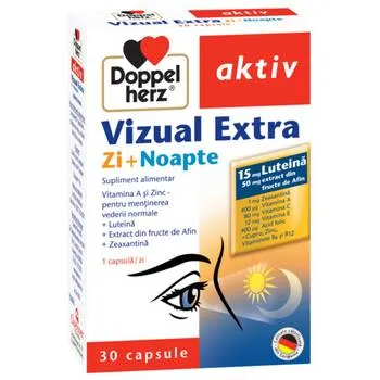 Vizual Extra Zi + Noapte, 30 capsule, Doppelherz