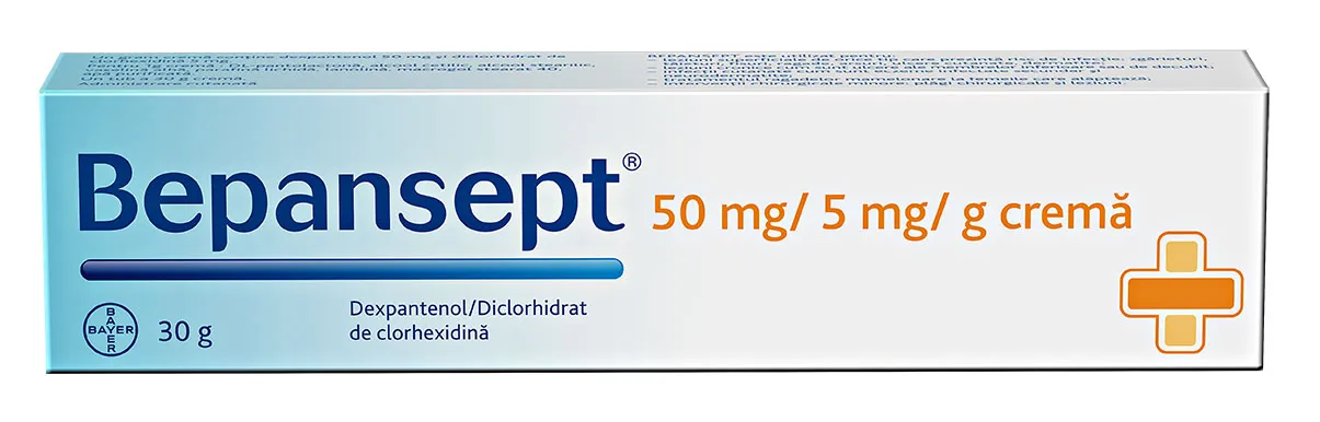 Bepansept 50mg/5mg/g crema x 30g