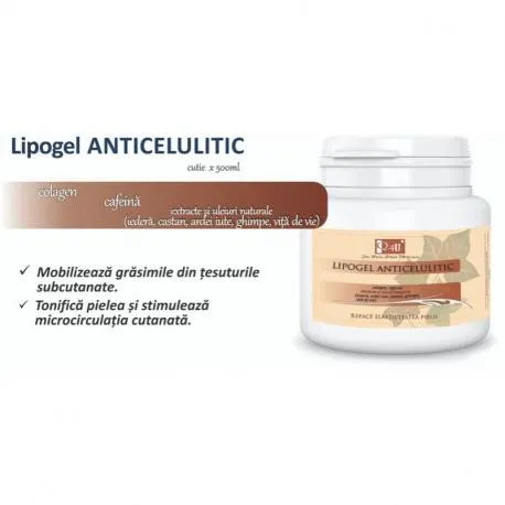 Q4U Lipogel anticelulitic, 500 ml