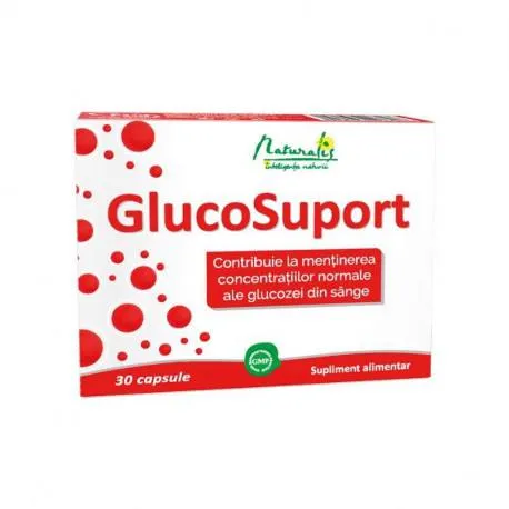 Naturalis Glucosuport, 30 capsule