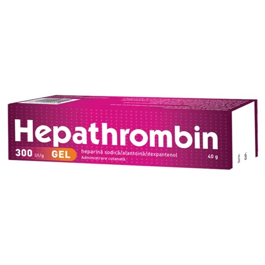 Hepathrombin Gel 300 UI/g x 40g