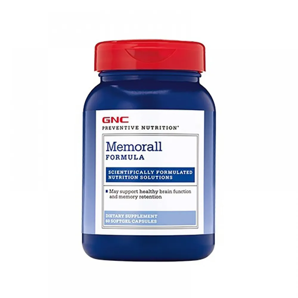 Memorall Formula pentru sustinerea memoriei (60 capsule), GNC Preventive Nutrition