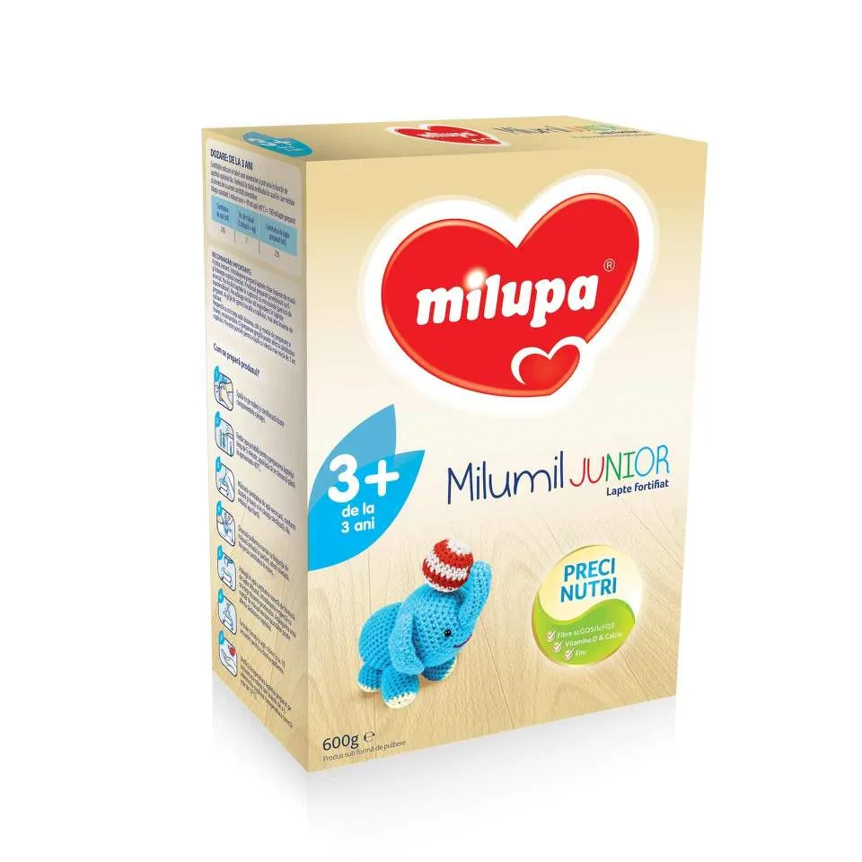 MILUPA MILUMIL JUNIOR 3+ LAPTE PRAF 600G