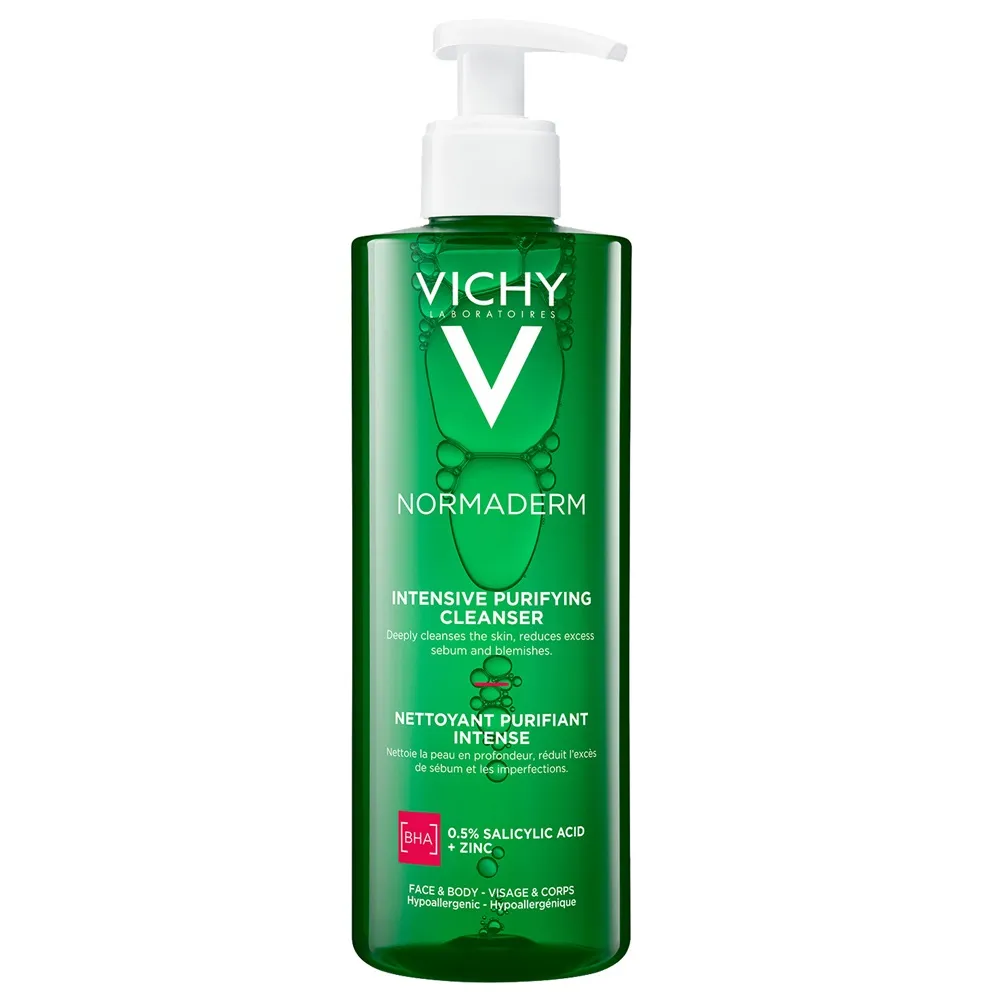 Gel de curatare purifiant pentru ten gras cu tendinta acneica Normaderm, 400 ml, Vichy