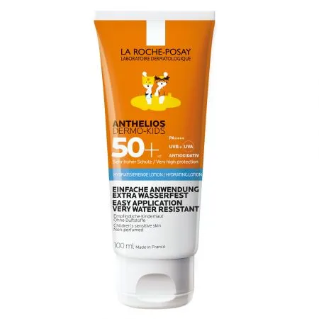 Lapte de protectie solara pentru copii SPF 50+ Anthelios Dermo Pediatrics, 100 ml, La Roche-Posay