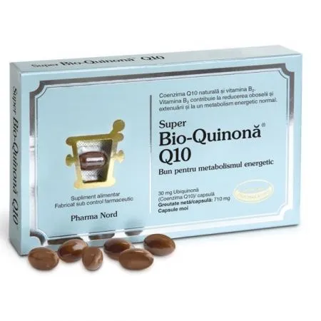 Super Bio-Quinona Q10, 30 capsul, Pharma Nord