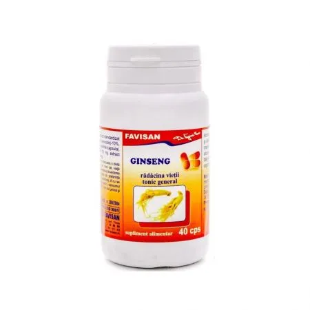 Ginseng, 40 capsule, Favisan