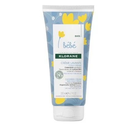 Klorane Bebe crema curatare coldcream 200ml