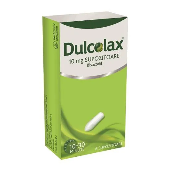 Dulcolax 10mg x 6 supozitoare