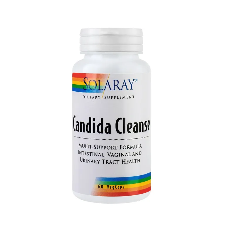 SECOM Candida Cleanse, 60 capsule, Solaray