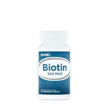 Biotina 300 mcg, 100 capsule, GNC