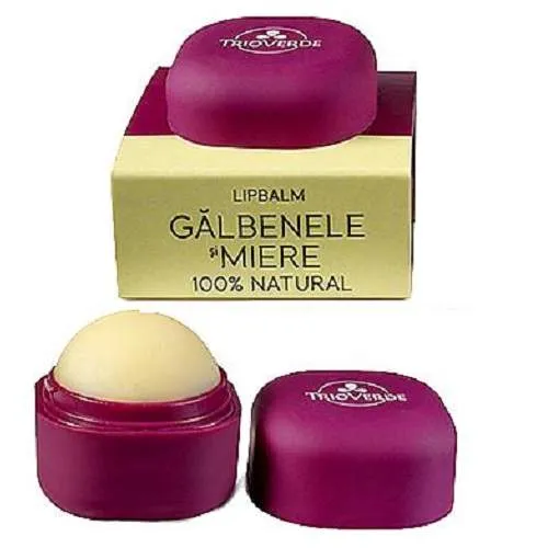 Trio Verde Lipbalm Galbenele&Miere 9g