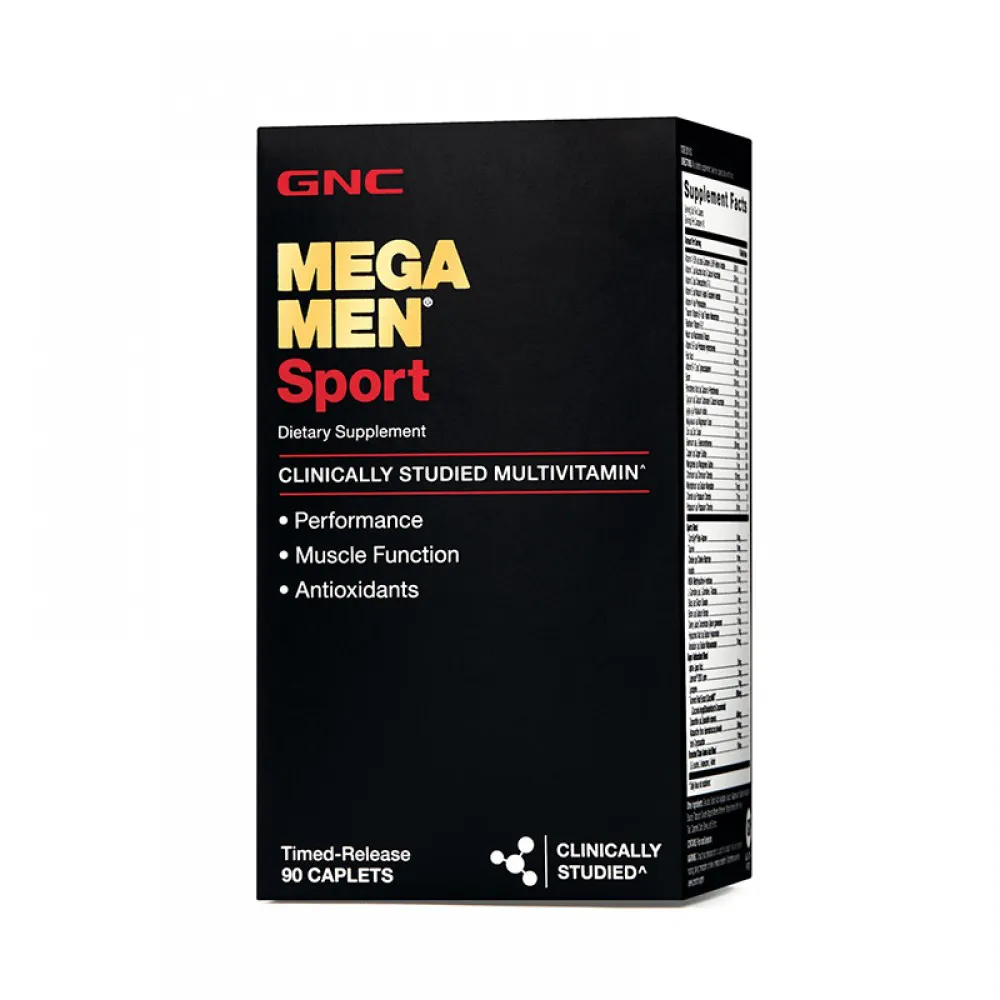 Mega Men Sport Complex de multivitamine (90 tablete), GNC