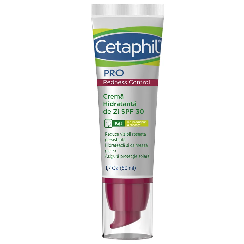 Crema hidratanta de zi cu SPF 30 Cetaphil PRO Redness Control 50 ml, Galderma